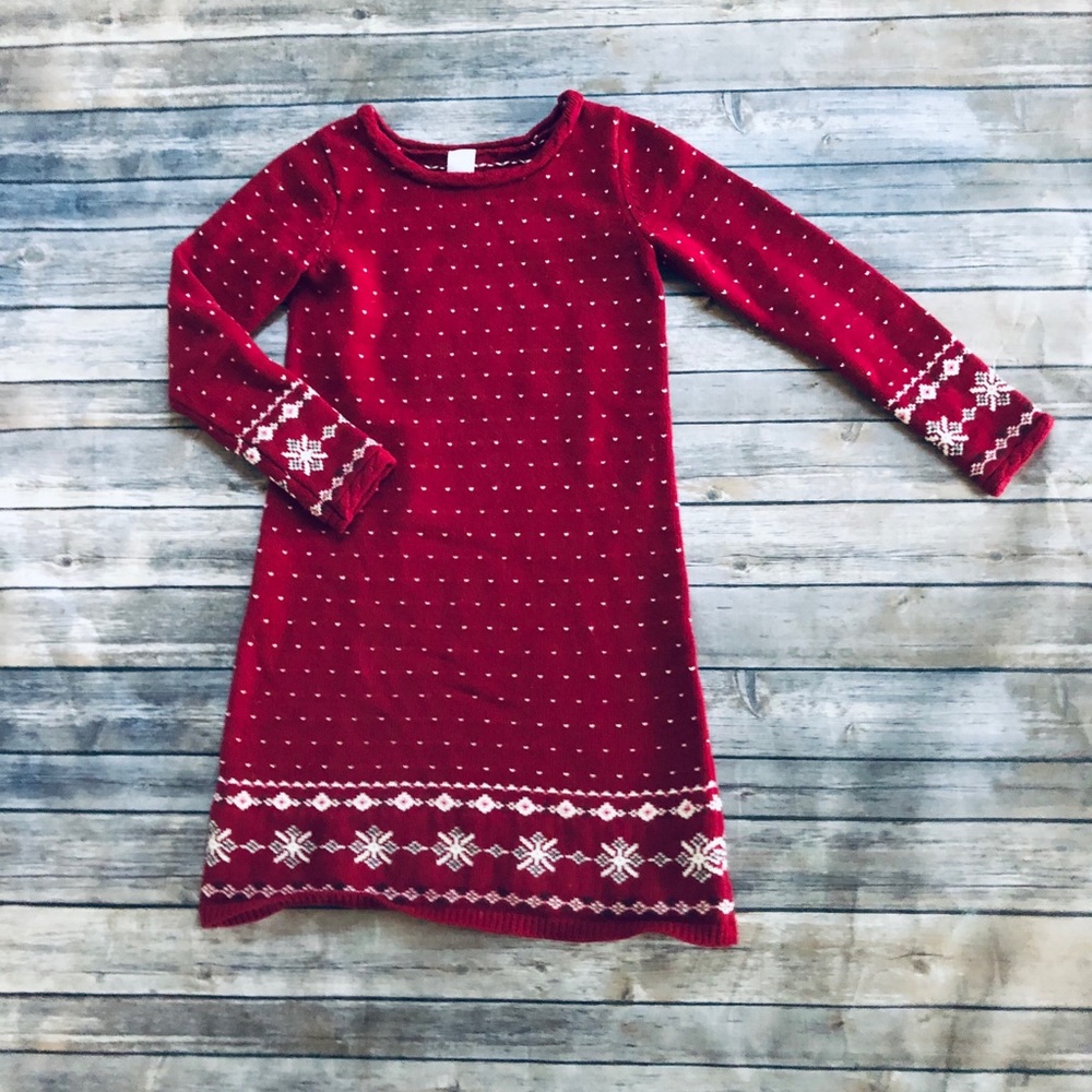 Vintage Gymboree knit red dress! Size 10